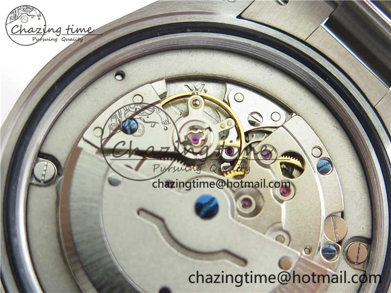 Day Date 40mm SS BP Maker Best Edition Fluted Bezel Blue Dial Arabic Markers On SS Bracelet A2813