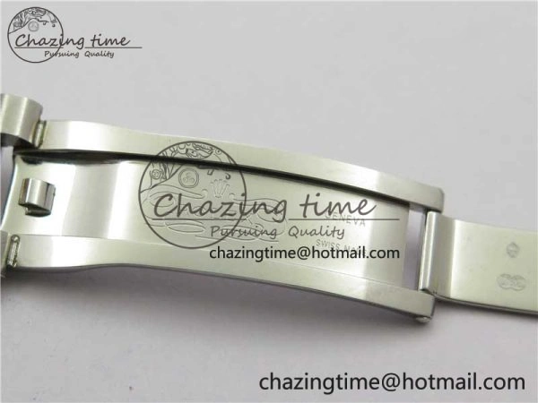 Day Date 40mm SS BP Maker Best Edition Fluted Bezel Blue Dial Arabic Markers On SS Bracelet A2813