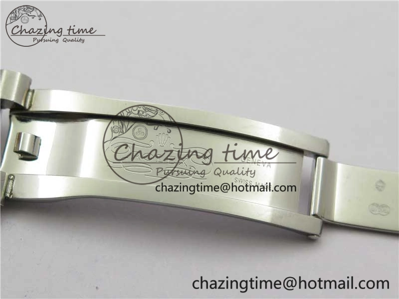 Day Date 40mm SS BP Maker Best Edition Fluted Bezel Blue Dial Arabic Markers On SS Bracelet A2813