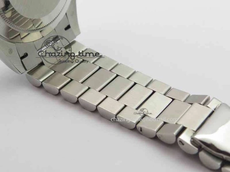 Day Date 40mm SS BP Maker Best Edition Ice Blue Dial Diamond Markers On SS Bracelet ETA2836