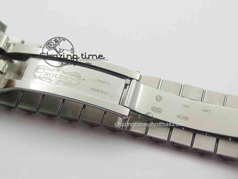 Day Date 40mm SS BP Maker Best Edition Ice Blue Dial Diamond Markers On SS Bracelet ETA2836