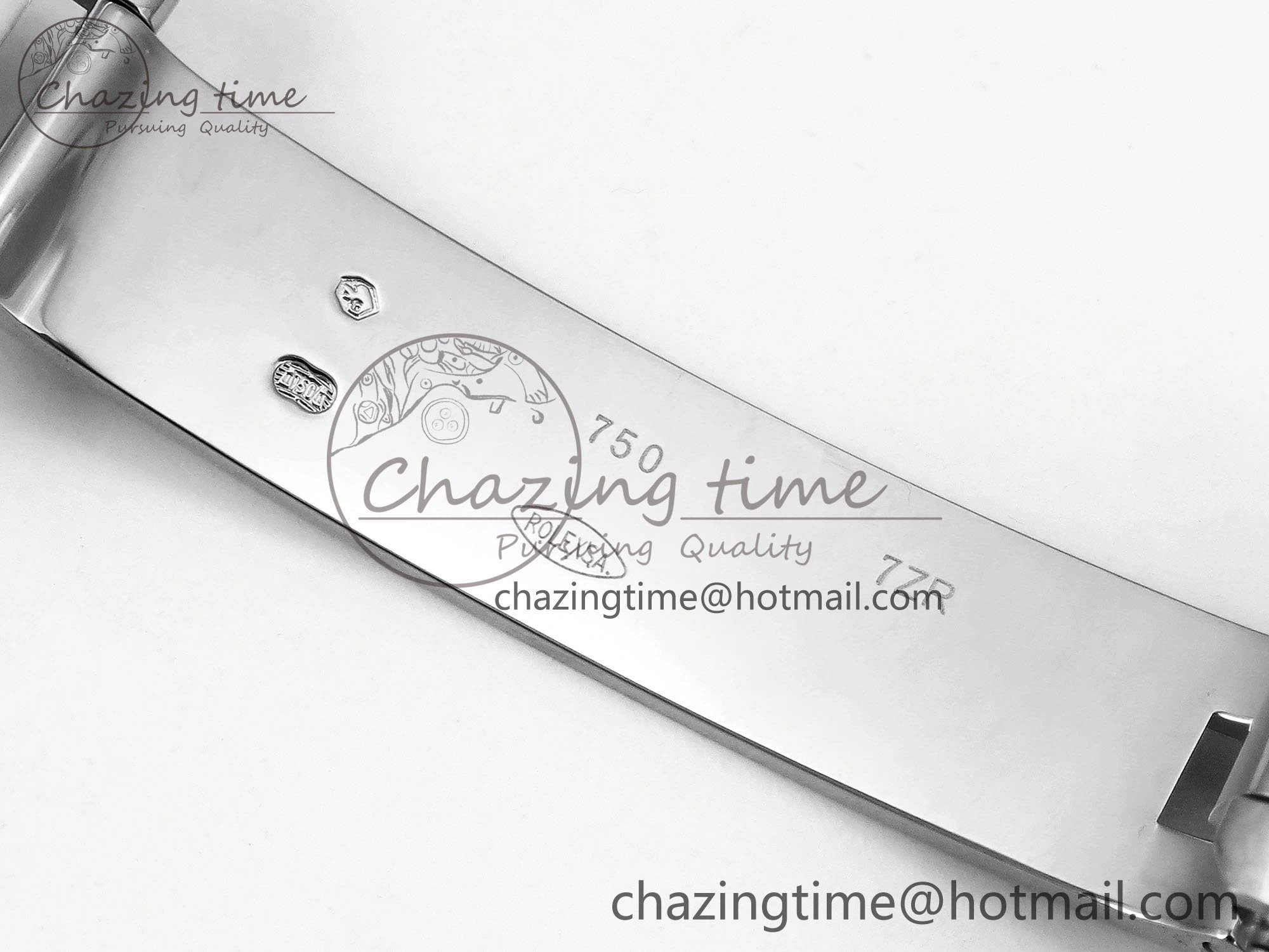 DayDate 40 228236 ARF 904L Steel Tiffany Blue Crystal Diamonds Bezel on President Bracelet VR3255