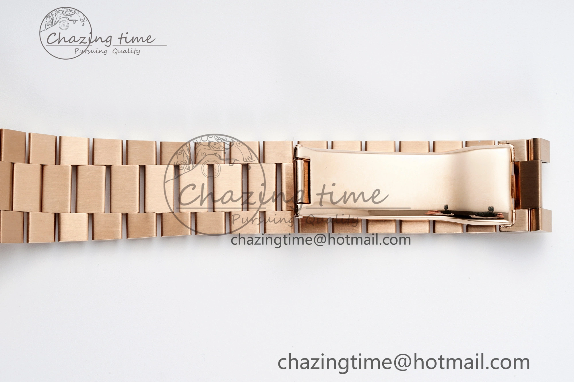 DayDate 40 RG JDF Gain Weight 904L Steel RG Dial Roman Markers on President Bracelet A2836 V2