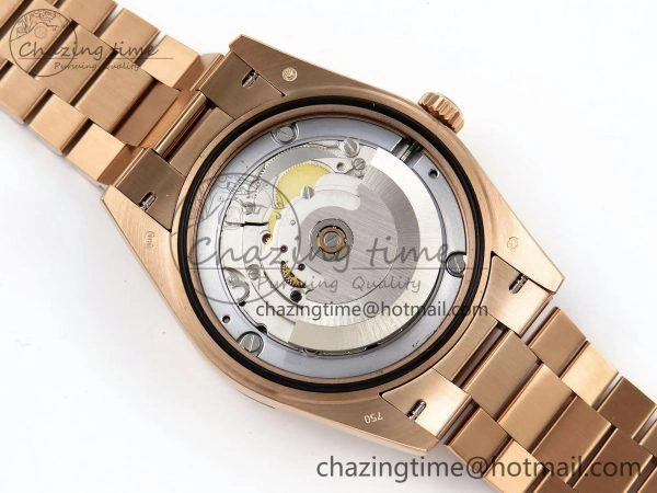 DayDate 40 RG QF 1:1 Best Edition Gray Dial on President Bracelet A2824 (Gain Weight)