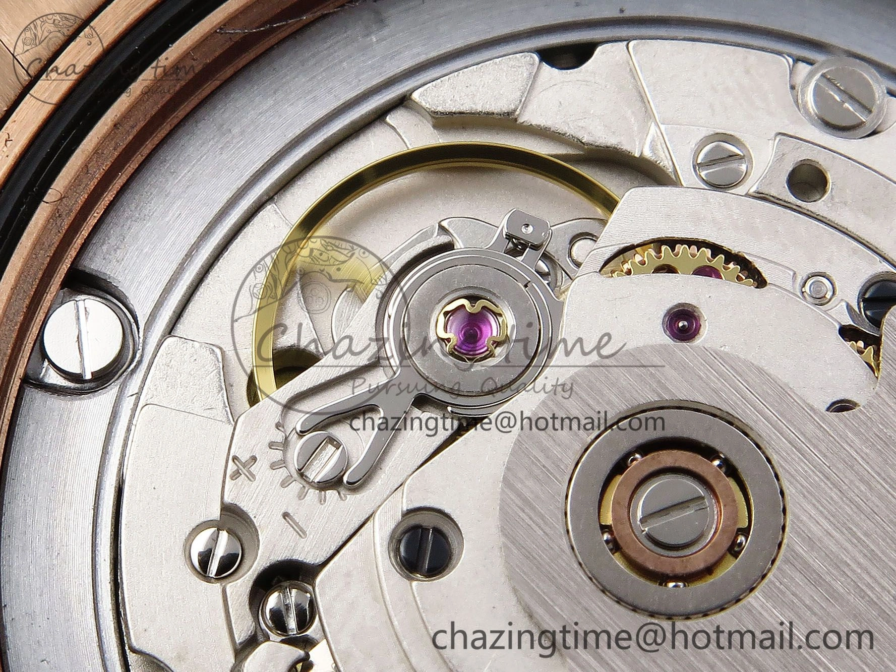DayDate 40 RG QF 1:1 Best Edition Gray Dial on President Bracelet A2824 (Gain Weight)