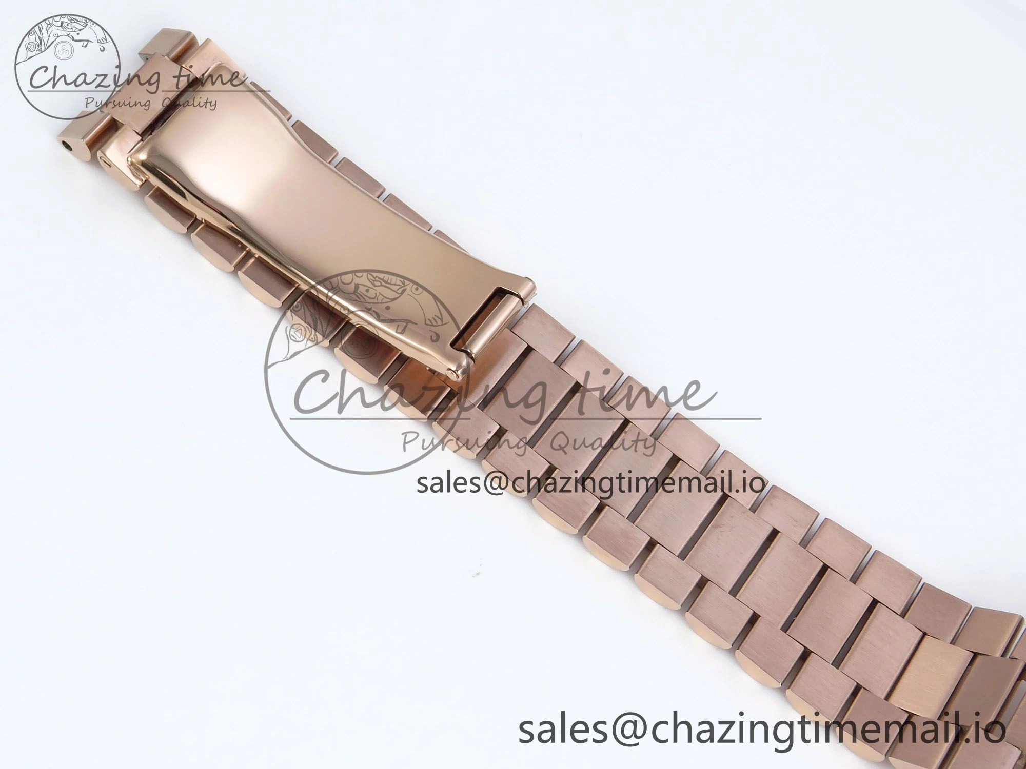 DayDate 40 RG QF 1:1 Best Edition Slate Eisenkiesel Dial Diamonds Bezel on President Bracelet A2836 V5 (Gain Weight)
