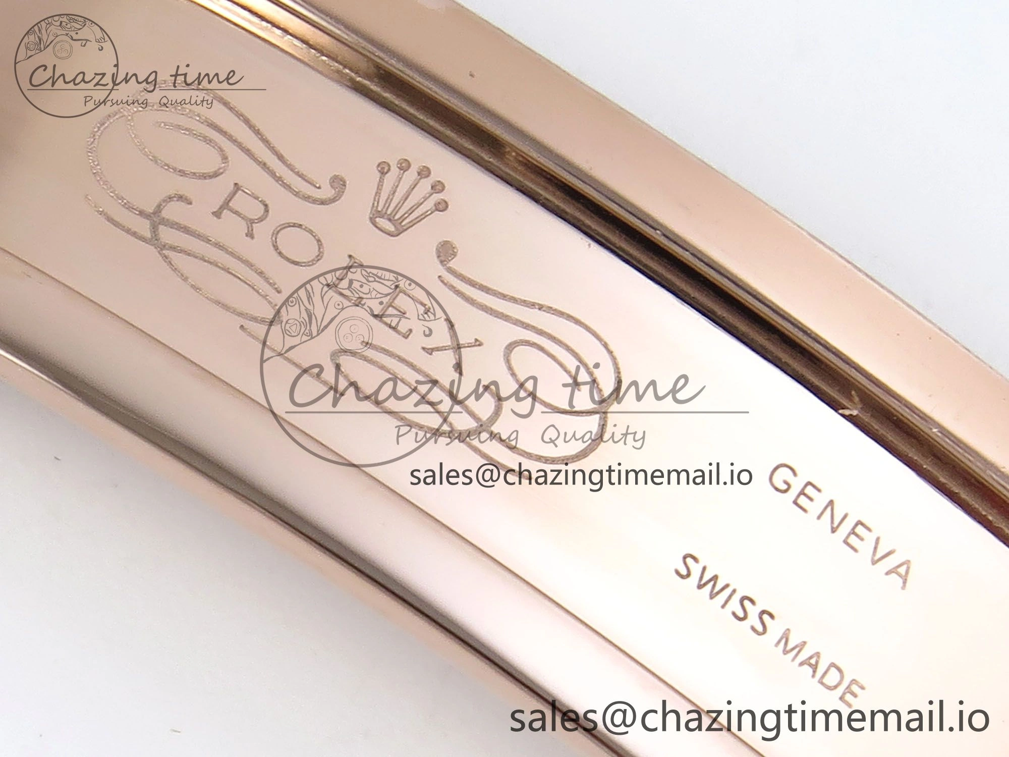 DayDate 40 RG QF 1:1 Best Edition Slate Eisenkiesel Dial Diamonds Bezel on President Bracelet A2836 V5 (Gain Weight)