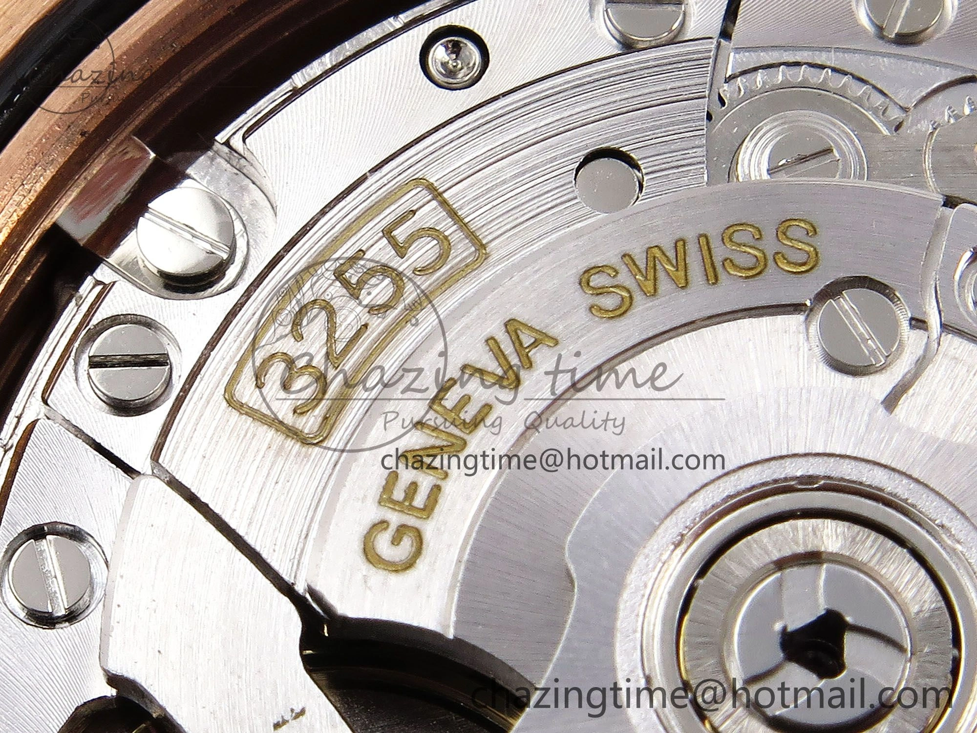 DayDate 40 RG QF Best Edition 904L Steel Slate Eisenkiesel Dial on President Bracelet VR3255 V4 (Gain Weight)