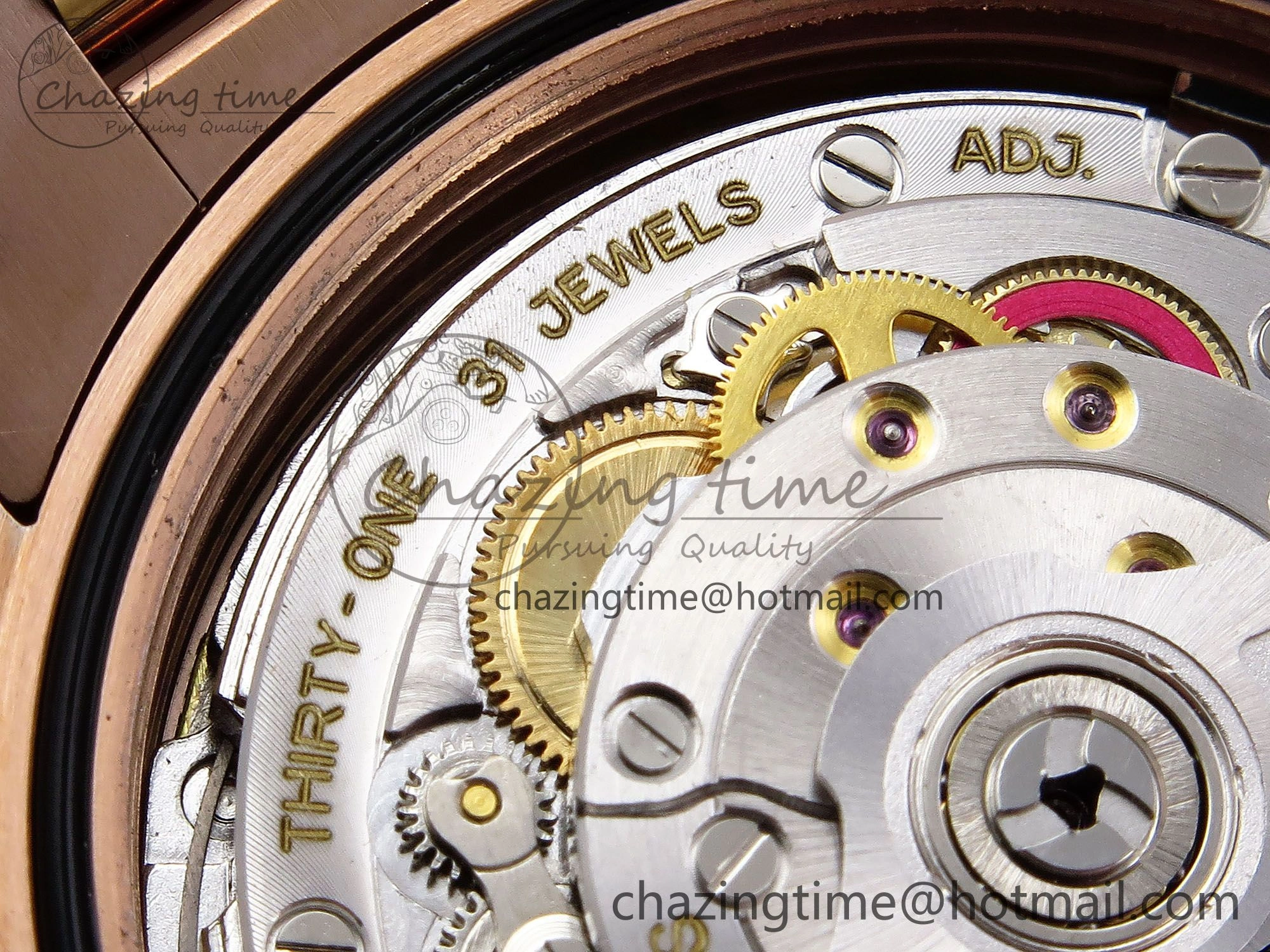 DayDate 40 RG QF Best Edition 904L Steel Slate Eisenkiesel Dial on President Bracelet VR3255 V4 (Gain Weight)