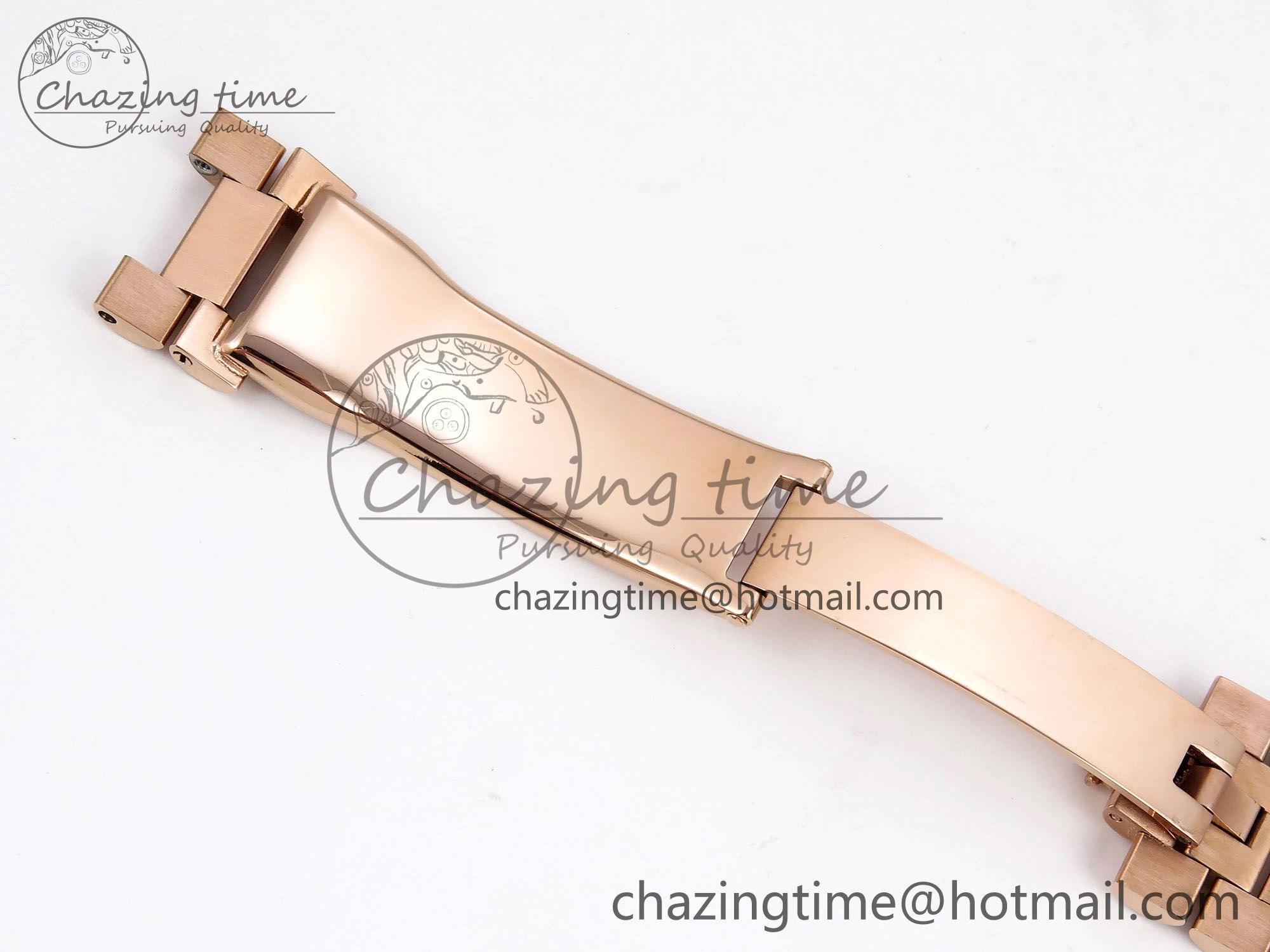 DayDate 40 RG QF Best Edition 904L Steel Slate Ombre Dial on President Bracelet VR3255 V4 (Gain Weight)