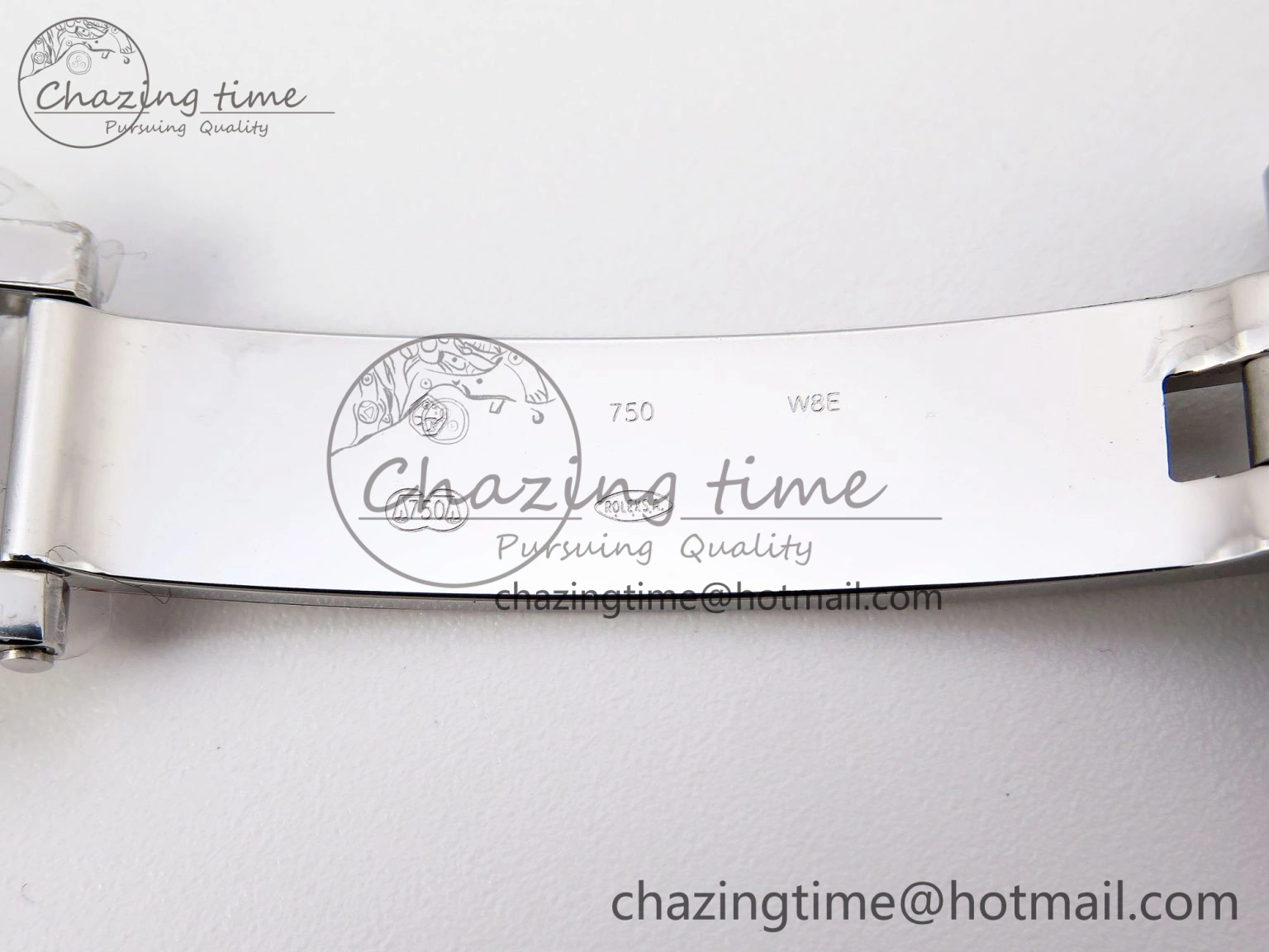 DayDate 40 SS GSF Gain Weight Gray Roman Dial Diamonds Bezel on President Bracelet A2836