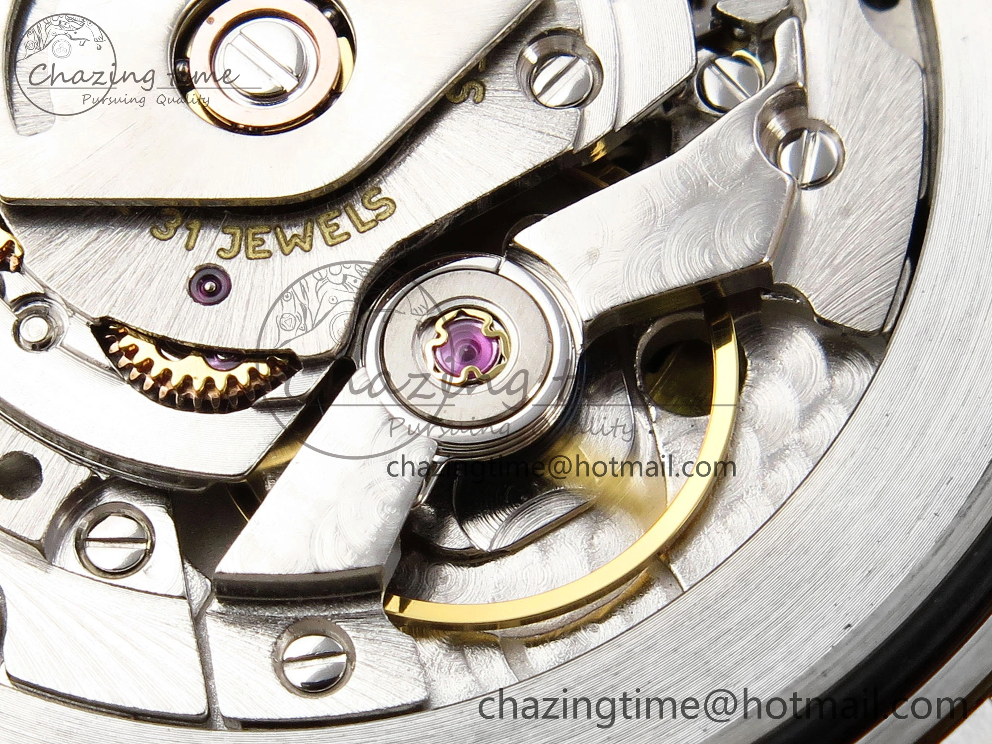 DayDate 40 SS GSF Gain Weight Green Roman Dial on President Bracelet A2836