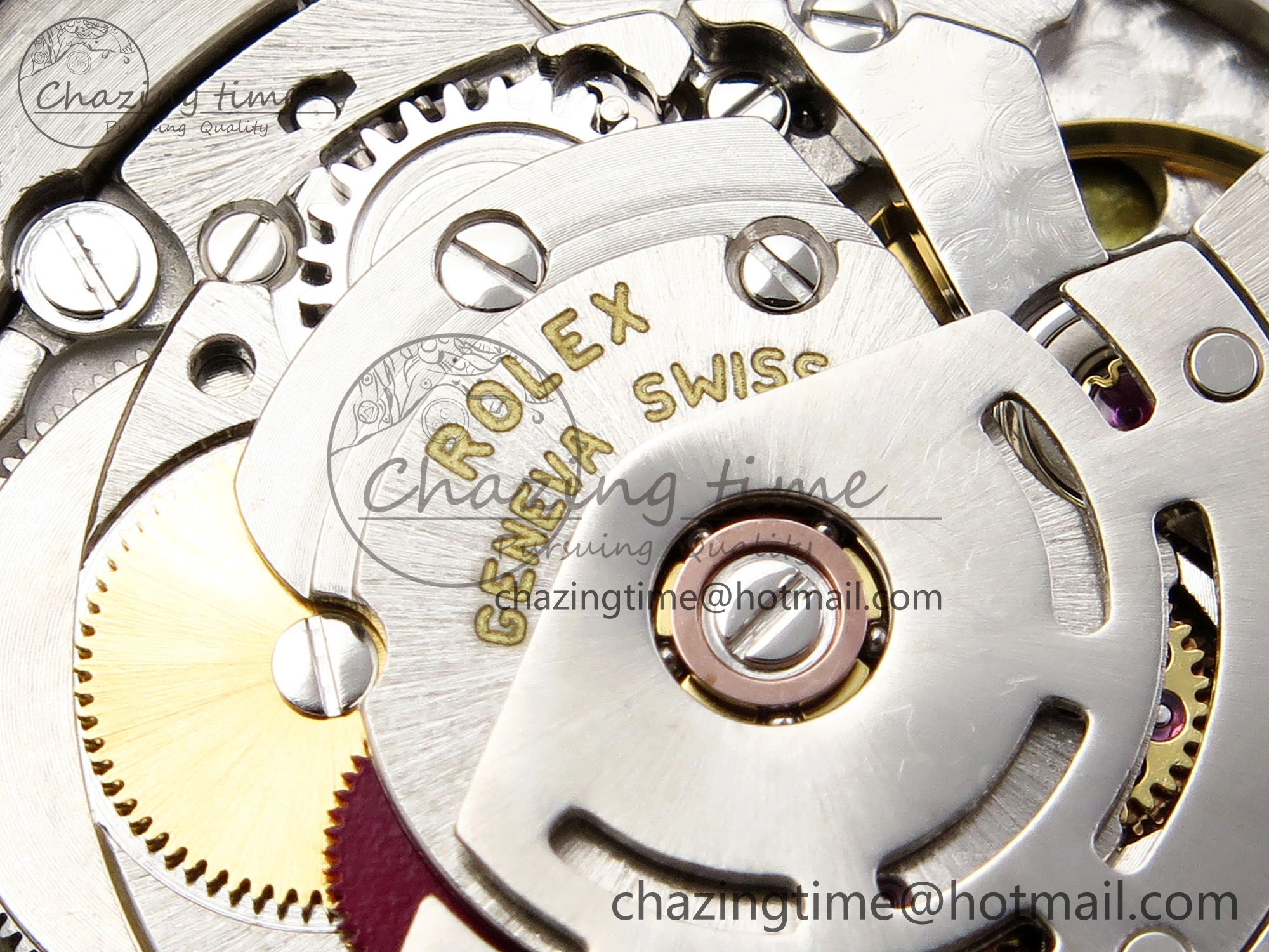 DayDate 40 SS GSF Gain Weight Green Roman Dial on President Bracelet A2836