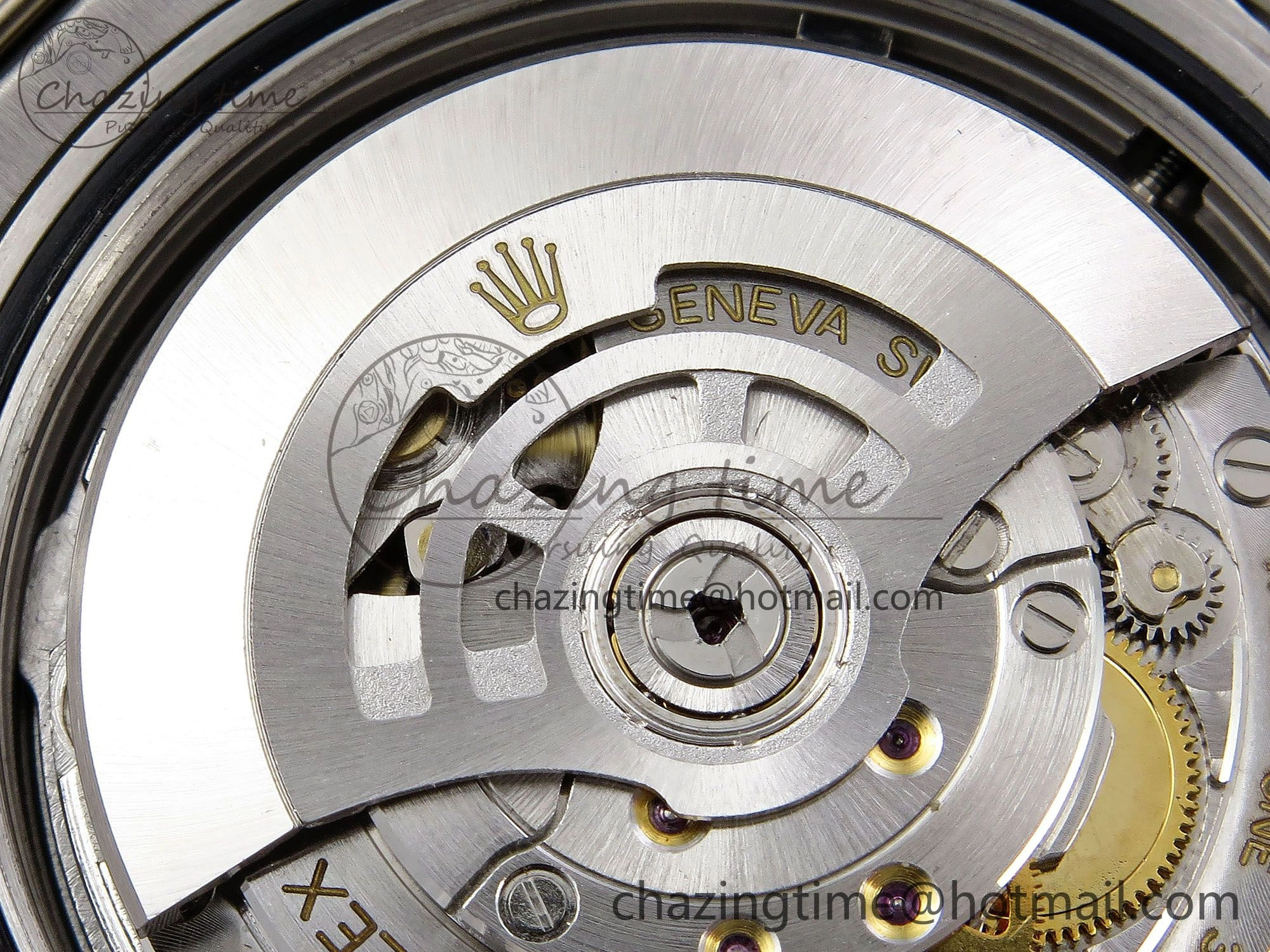 DayDate 40 SS JDF 904L Steel Blue Stick Dial on President Bracelet VR3255 V3 (Gain Weight)