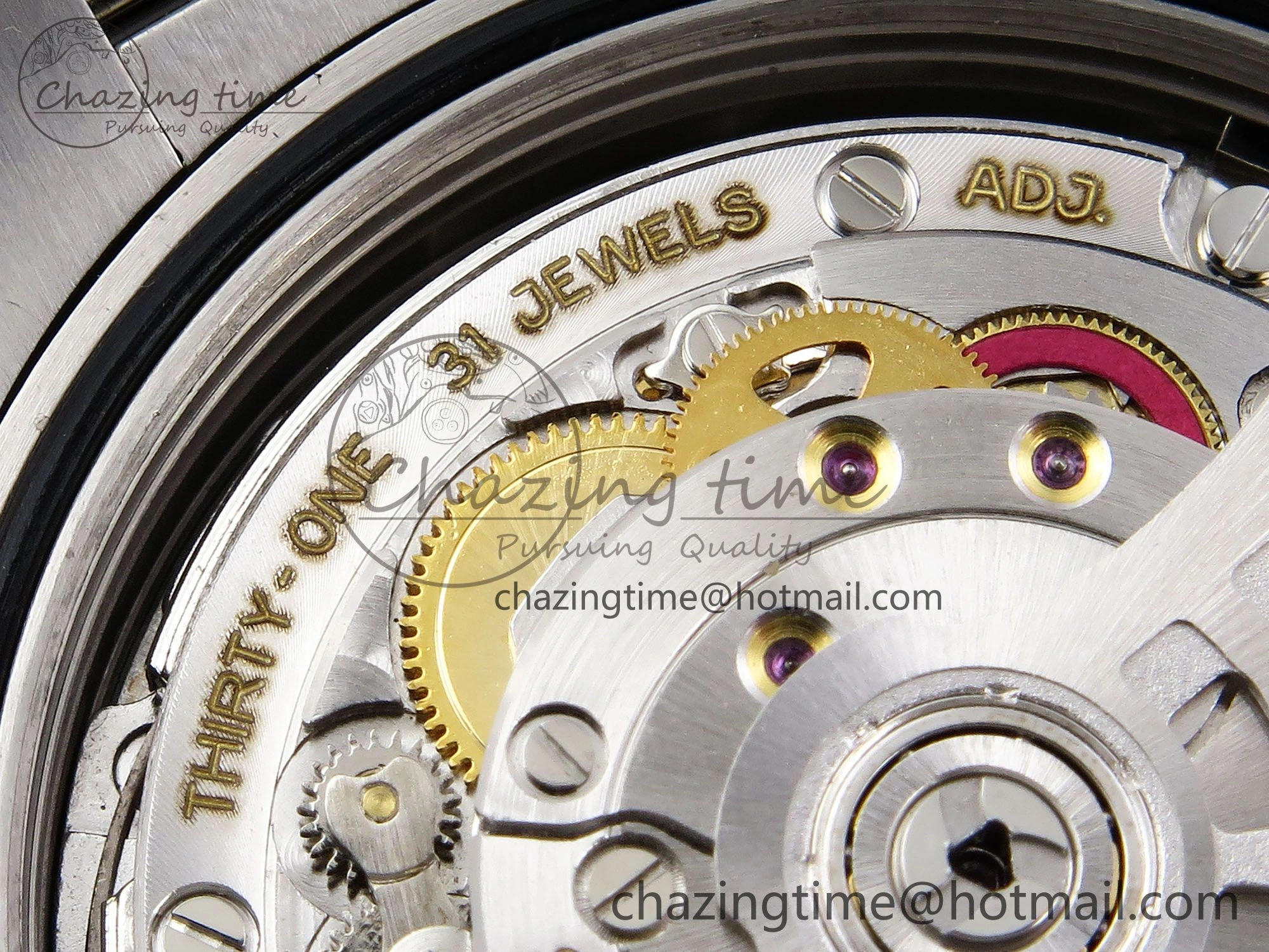 DayDate 40 SS JDF 904L Steel Blue Stick Dial on President Bracelet VR3255 V3 (Gain Weight)