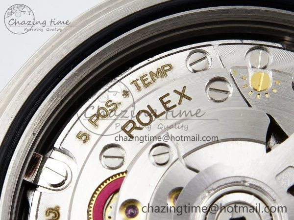 DayDate 40 SS JDF 904L Steel Blue Stick Dial on President Bracelet VR3255 V3 (Gain Weight)