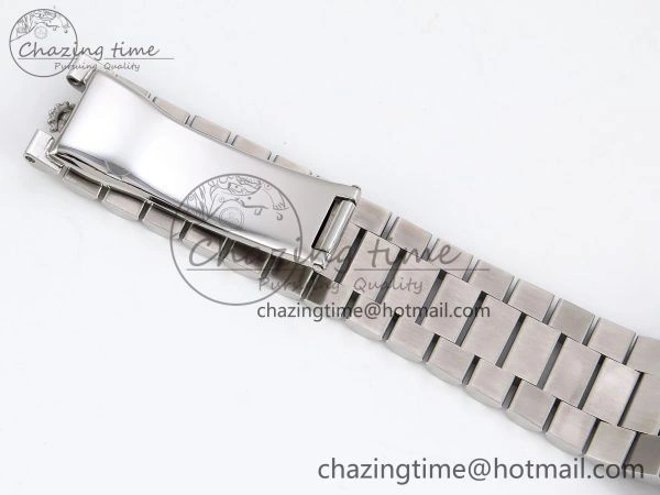 DayDate 40 SS JDF 904L Steel Blue Stick Dial on President Bracelet VR3255 V3 (Gain Weight)