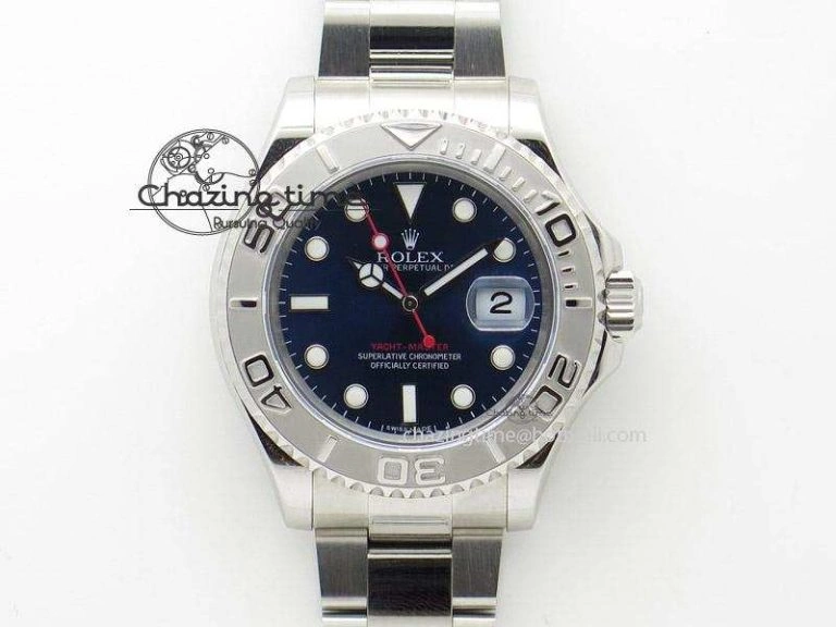 DayDate 40 SS JDF 904L Steel Blue Stick Dial on President Bracelet VR3255 V3 (Gain Weight)