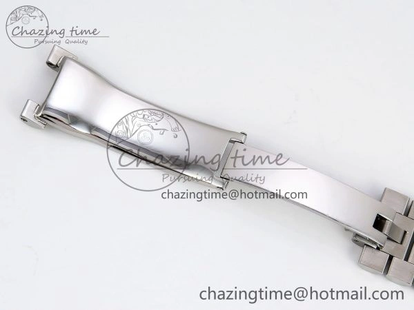 DayDate 40 SS JDF 904L Steel Gray Textured Stick Dial on President Bracelet VR3255 V3 (Gain Weight)