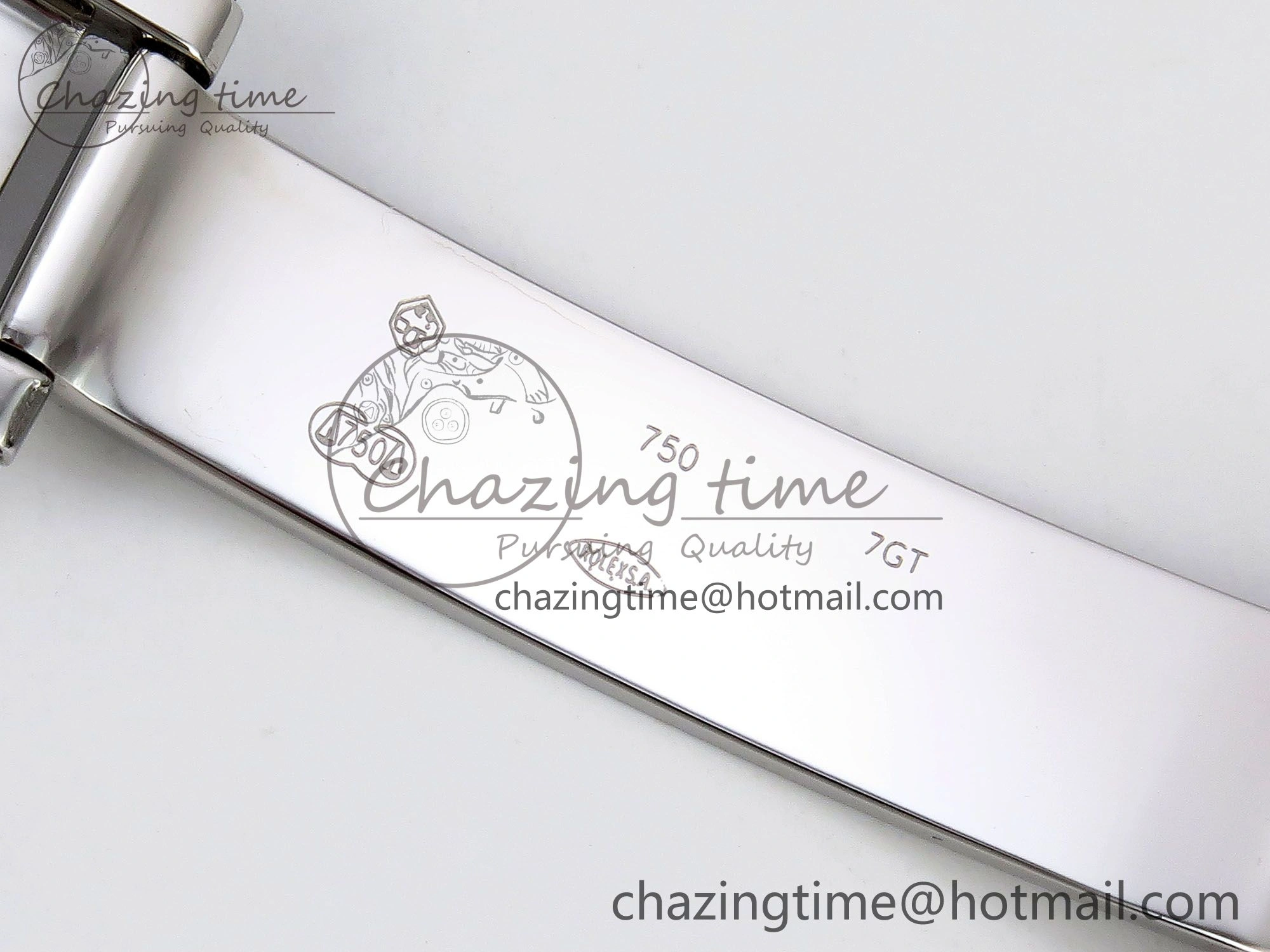 DayDate 40 SS JDF 904L Steel White Textured Roman Dial on President Bracelet VR3255 V3 (Gain Weight)