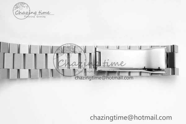 DayDate 40 SS JDF Gain Weight 904L Steel Blue Dial Roman Markers on President Bracelet A2836 V2