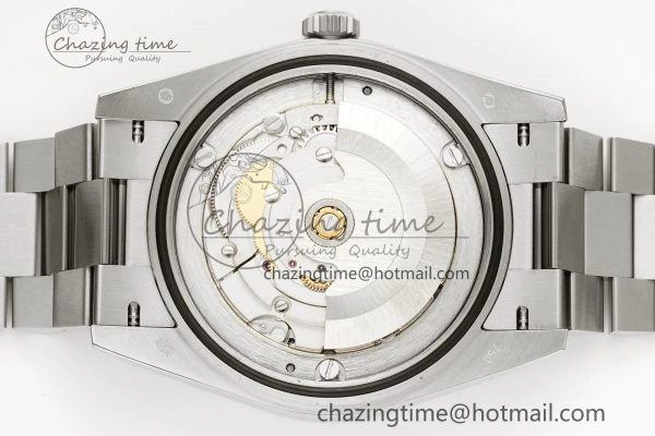 DayDate 40 SS JDF Gain Weight 904L Steel Blue Dial Roman Markers on President Bracelet A2836 V2