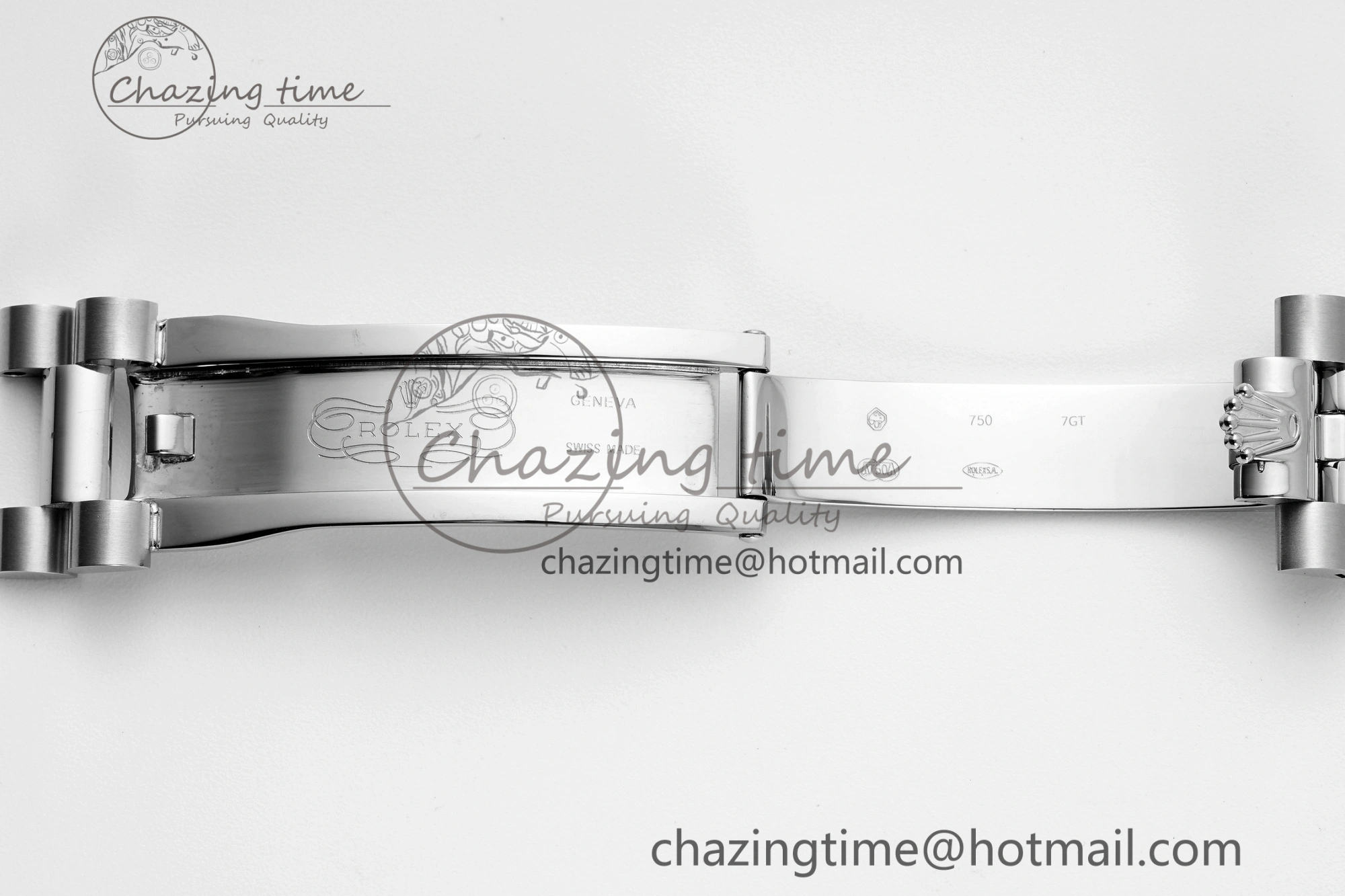 DayDate 40 SS JDF Gain Weight 904L Steel White Dial Roman Markers on President Bracelet A2836 V2