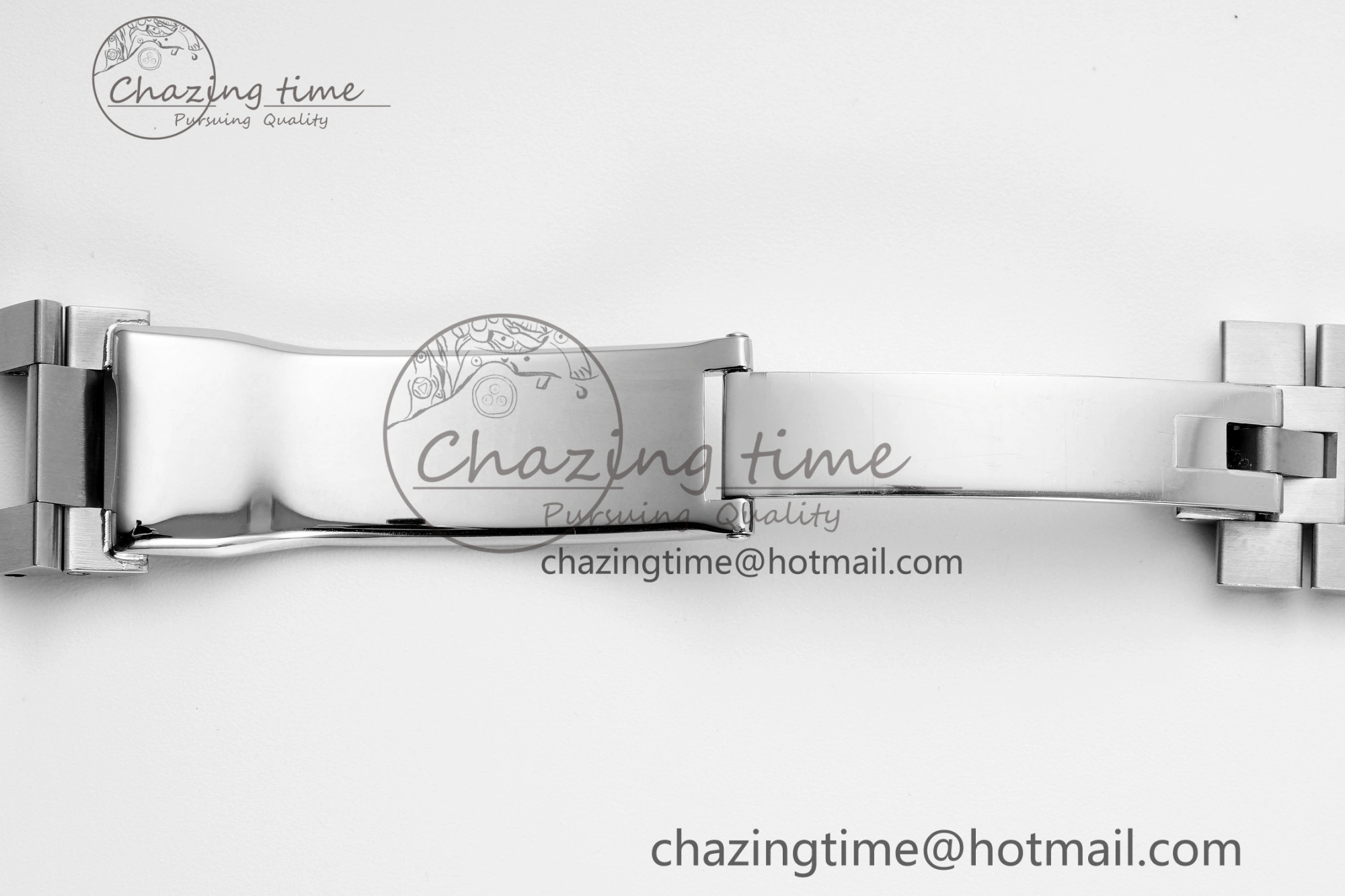 DayDate 40 SS JDF Gain Weight 904L Steel White Dial Roman Markers on President Bracelet A2836 V2
