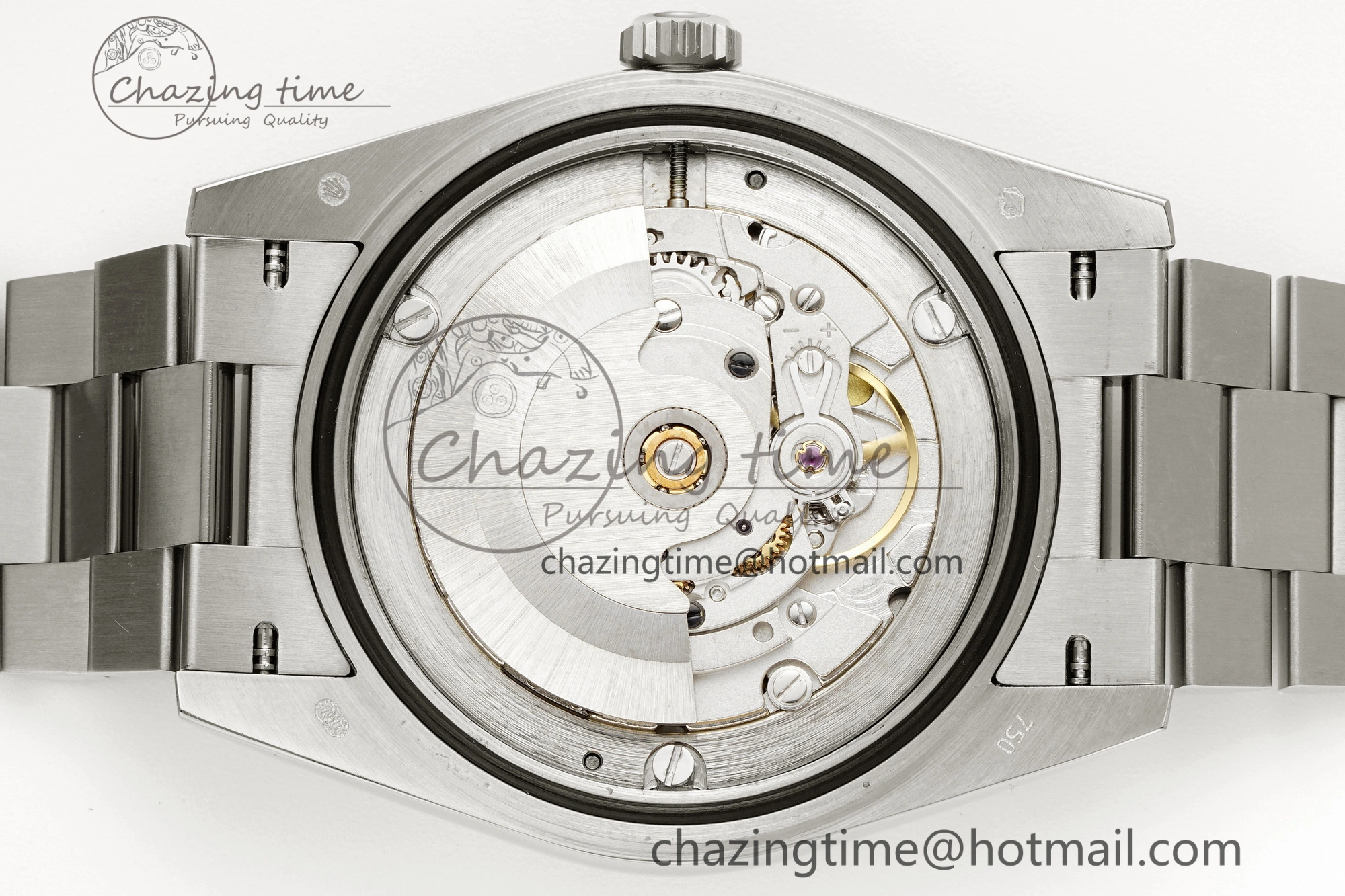 DayDate 40 SS JDF Gain Weight 904L Steel White Dial Roman Markers on President Bracelet A2836 V2