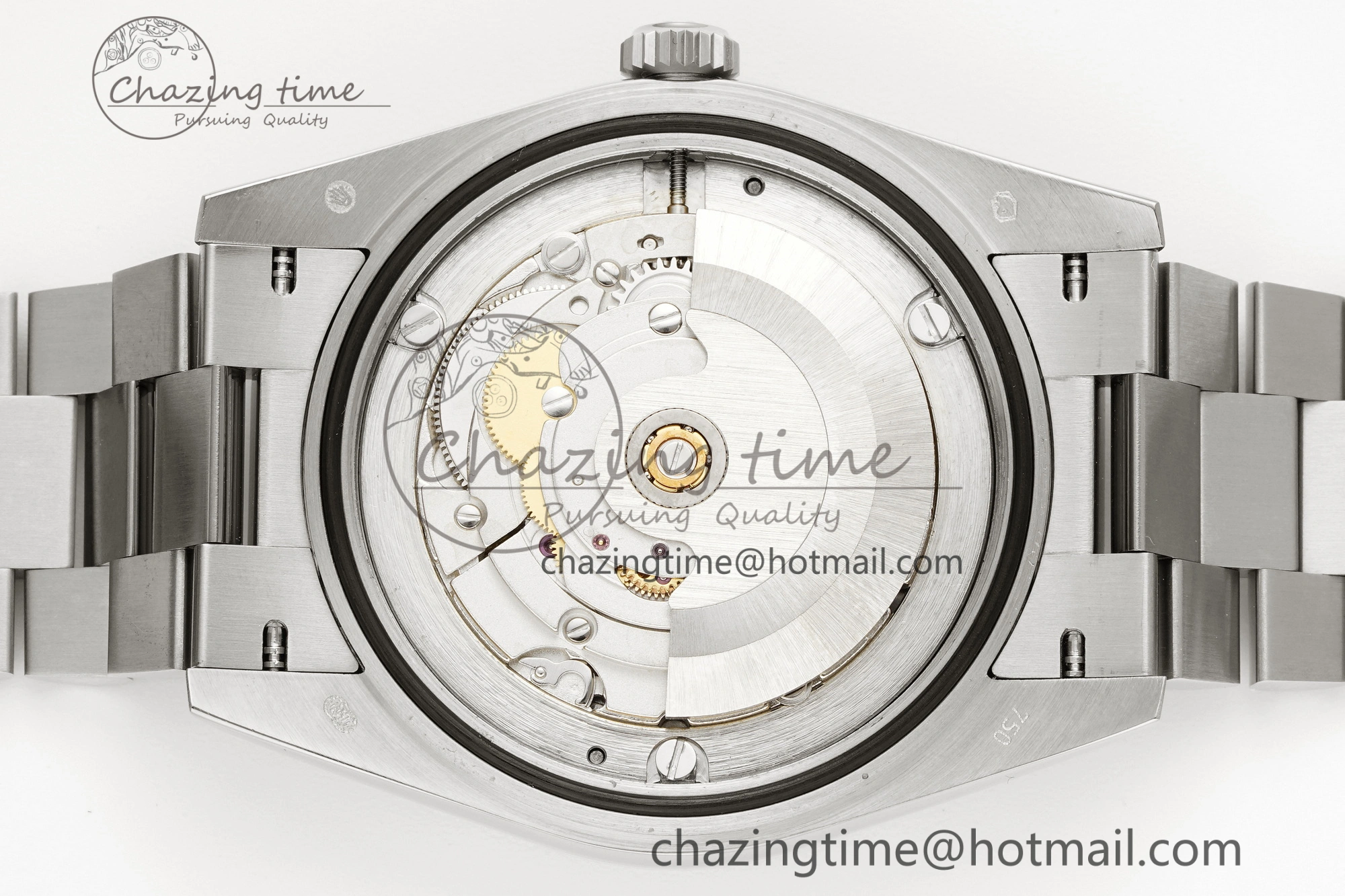 DayDate 40 SS JDF Gain Weight 904L Steel White Dial Roman Markers on President Bracelet A2836 V2