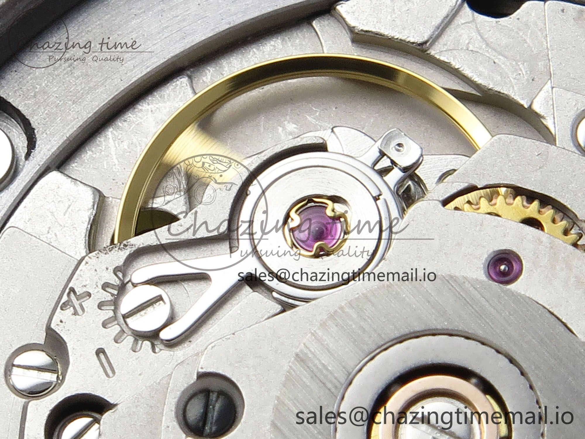 DayDate 40 SS QF 1:1 Best Edition Blue Crystal Dial Diamonds Bezel on President Bracelet A2836 V5 (Gain Weight)