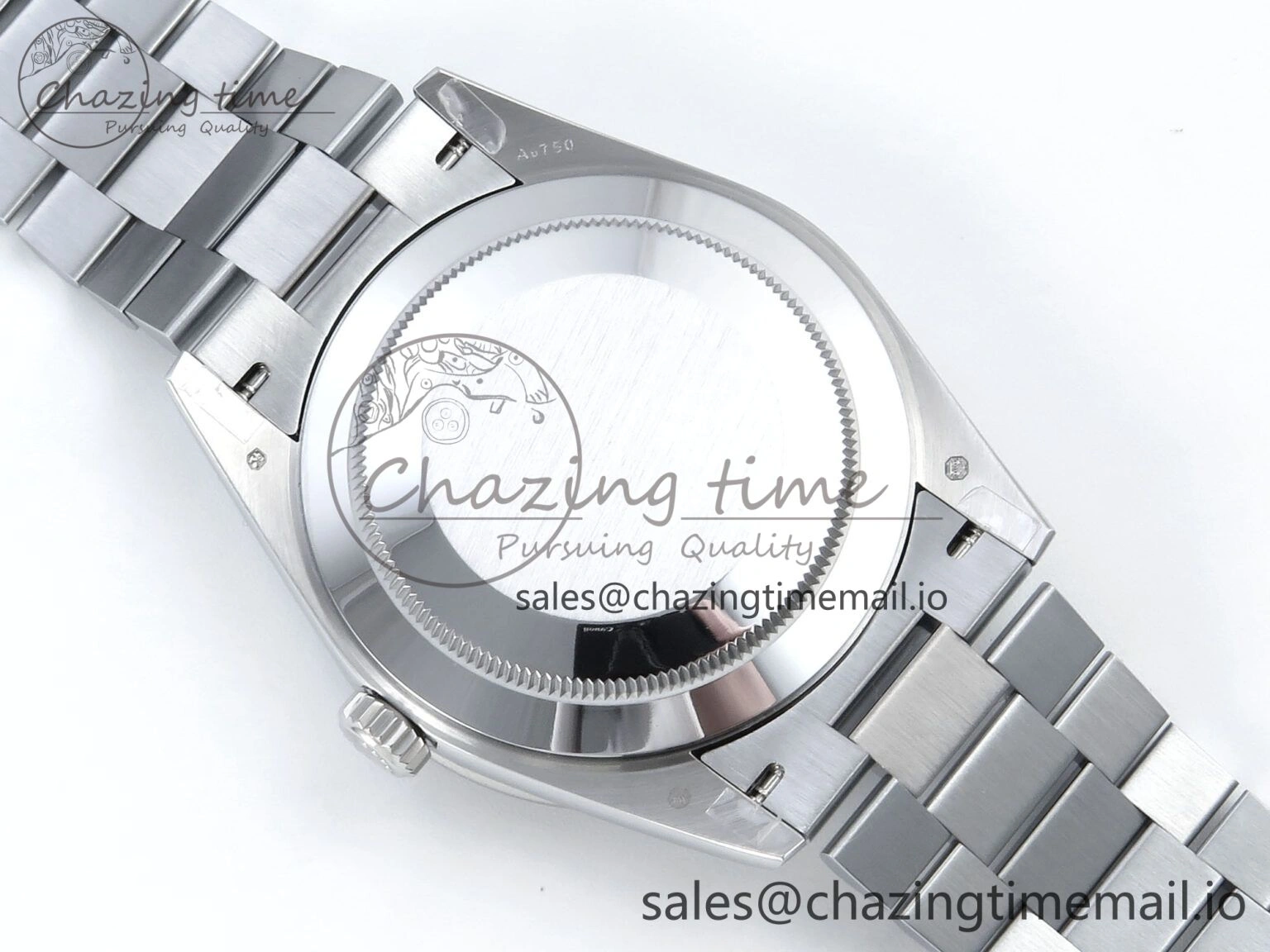 DayDate 40 SS QF 1:1 Best Edition Green Roman Dial Diamonds Bezel on President Bracelet A2836 V5 (Gain Weight)