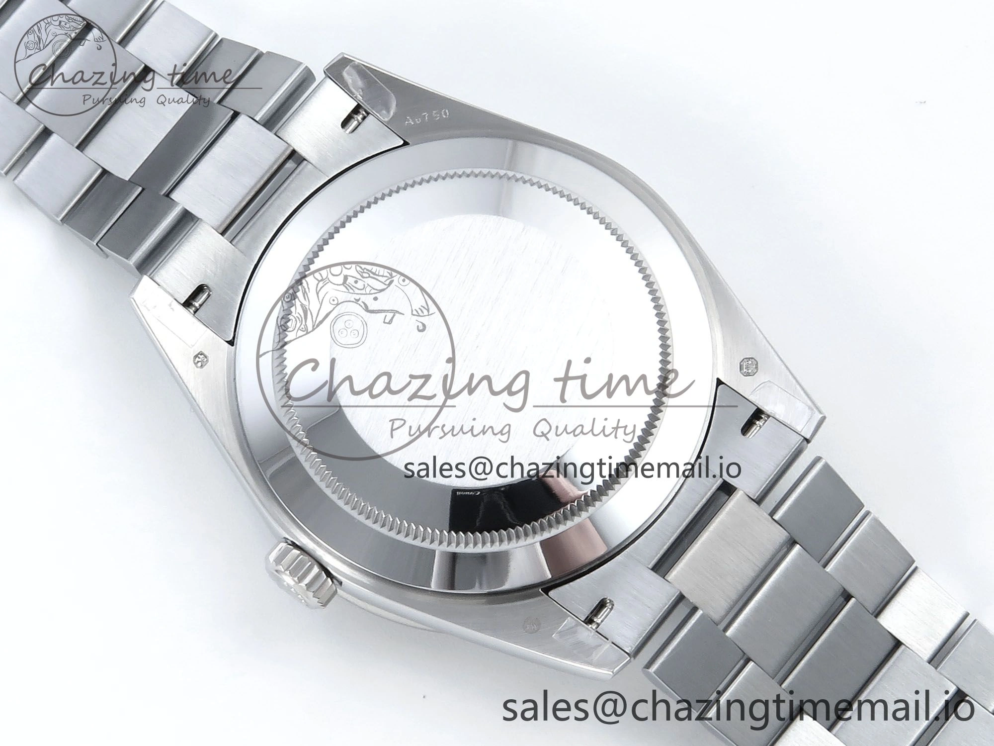 DayDate 40 SS QF 1:1 Best Edition Green Roman Dial Diamonds Bezel on President Bracelet A2836 V5 (Gain Weight)