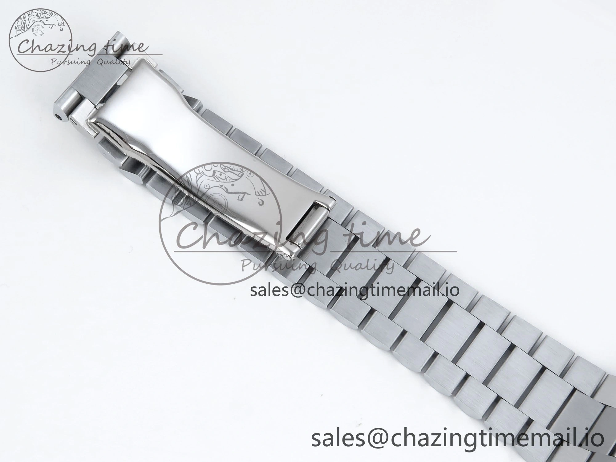 DayDate 40 SS QF 1:1 Best Edition Green Roman Dial Diamonds Bezel on President Bracelet A2836 V5 (Gain Weight)