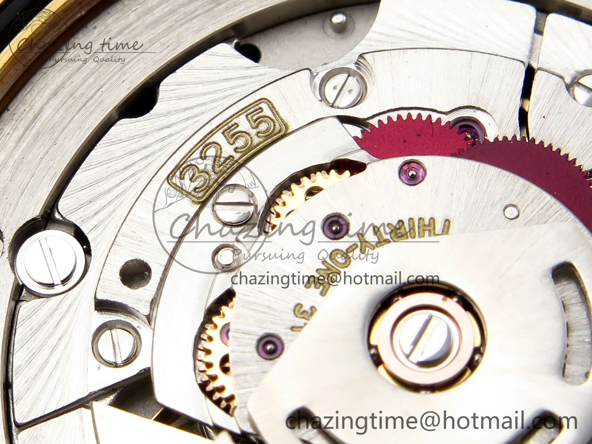 DayDate 40 YG GSF Gain Weight Black Crystal Dial Diamonds Bezel on President Bracelet A2836