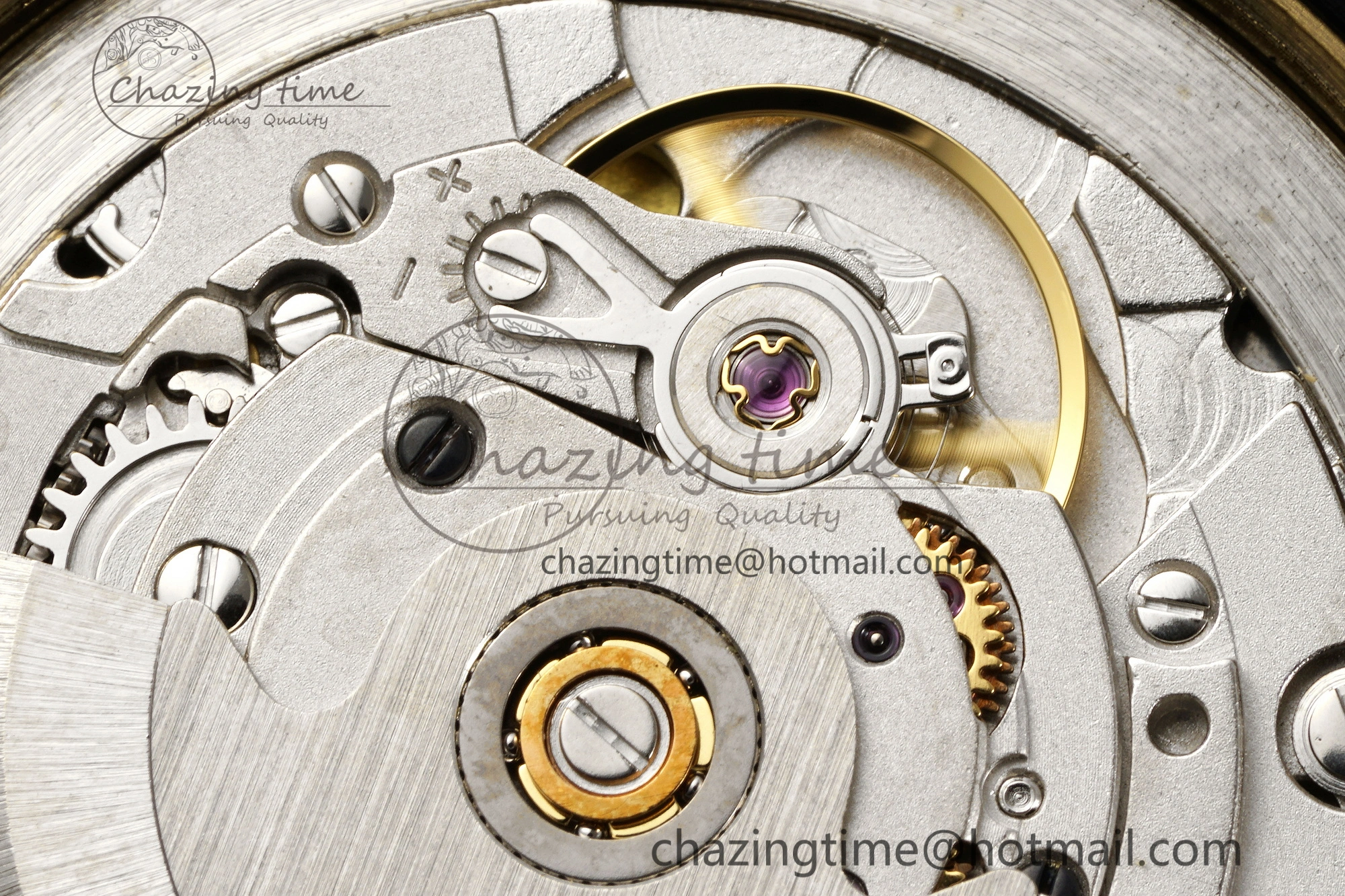 DayDate 40 YG JDF Gain Weight 904L Steel Green Dial Roman Markers on President Bracelet A2836 V2
