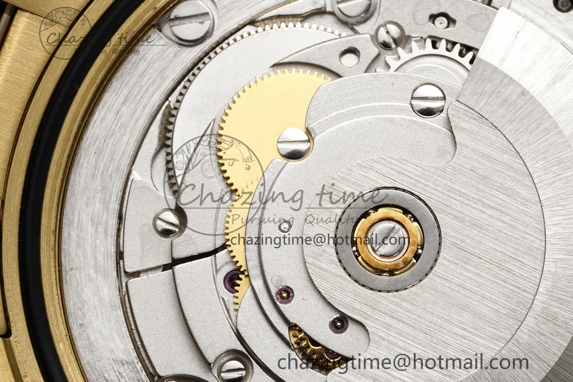 DayDate 40 YG JDF Gain Weight 904L Steel YG Dial Roman Markers on President Bracelet A2836 V2
