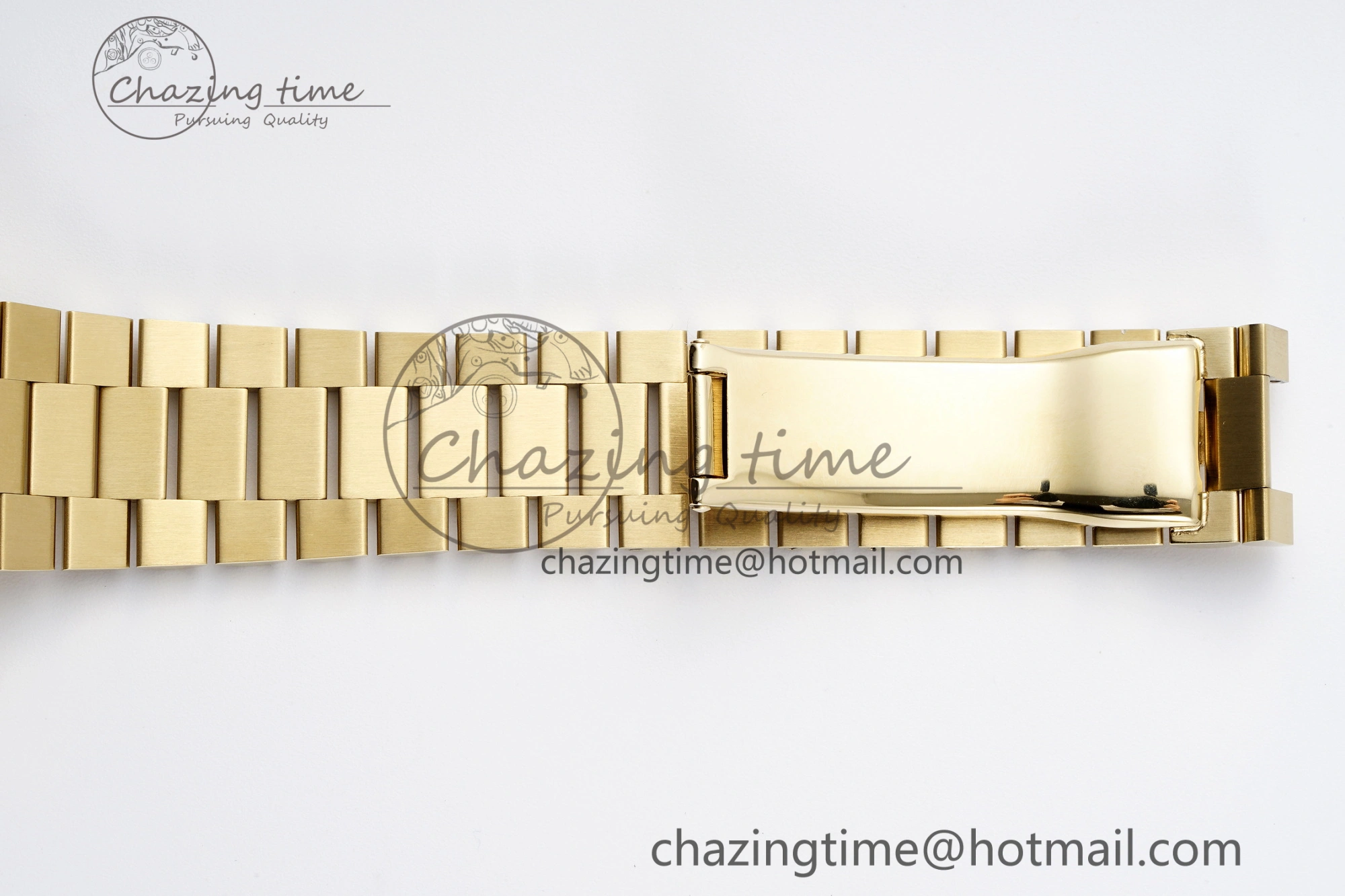 DayDate 40 YG JDF Gain Weight 904L Steel YG Dial Roman Markers on President Bracelet A2836 V2
