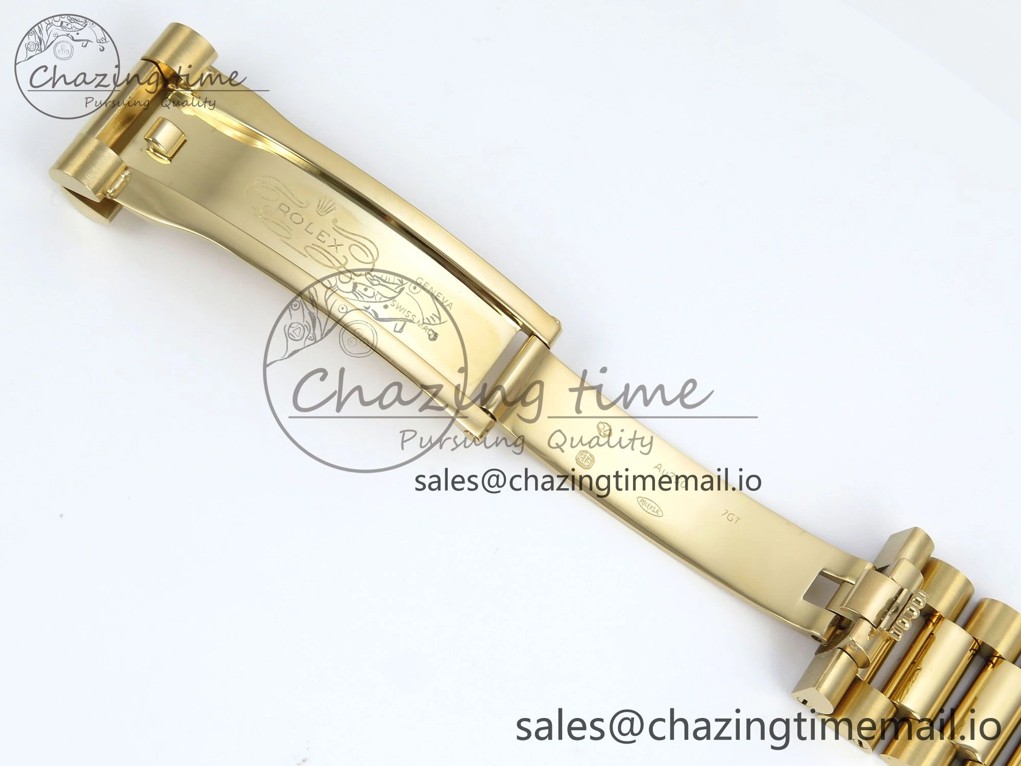 DayDate 40 YG QF 1:1 Best Edition Green Black Dial Diamonds Bezel on President Bracelet A2836 V5 (Gain Weight)