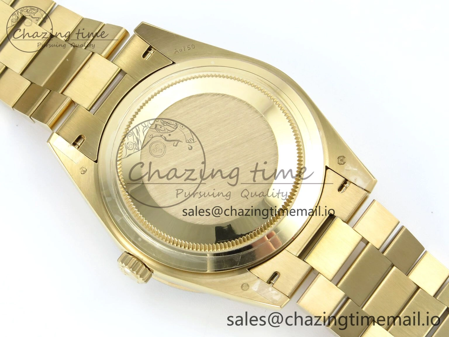 DayDate 40 YG QF 1:1 Best Edition Pink Diamonds Dial Diamonds Bezel on President Bracelet A2836 V5 (Gain Weight)