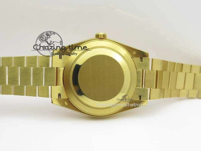 DayDate 40mm BP-Maker 228238 YG Wrapped Gold Roman Dial (Fluted Bezel) On YG Bracelet ETA2836