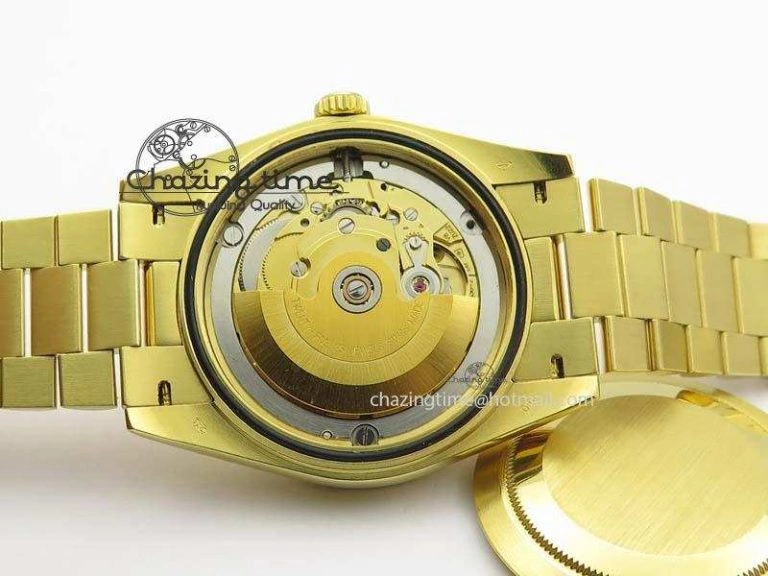 DayDate 40mm BP-Maker 228238 YG Wrapped Gold Roman Dial (Fluted Bezel) On YG Bracelet ETA2836