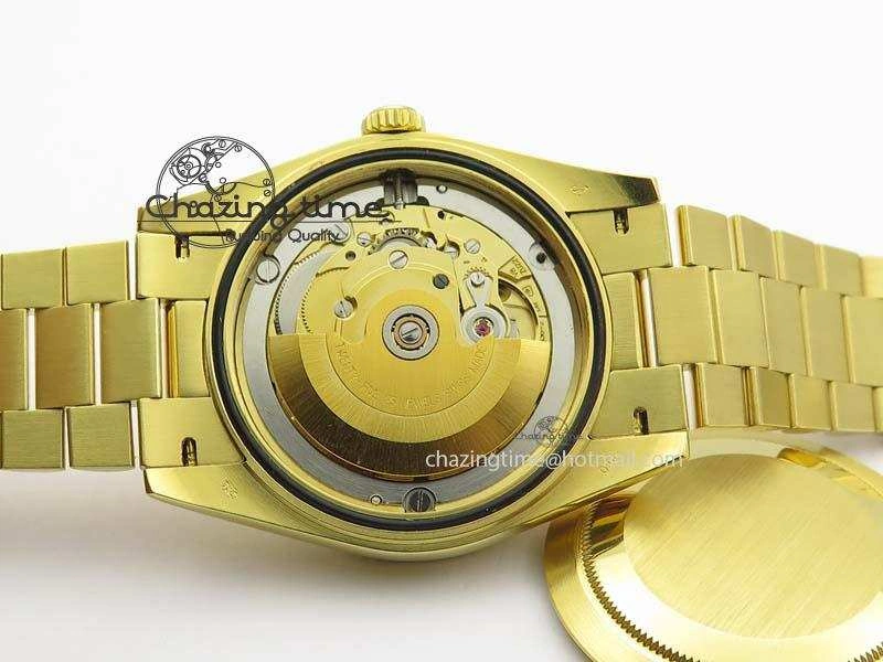 DayDate 40mm BP-Maker 228238 YG Wrapped Gold Roman Dial (Fluted Bezel) On YG Bracelet ETA2836