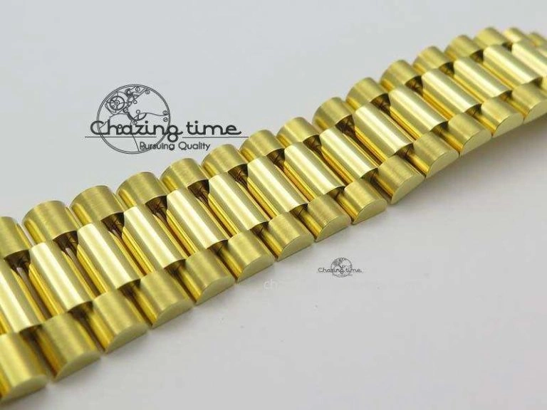 DayDate 40mm BP-Maker 228238 YG Wrapped Gold Roman Dial (Fluted Bezel) On YG Bracelet ETA2836