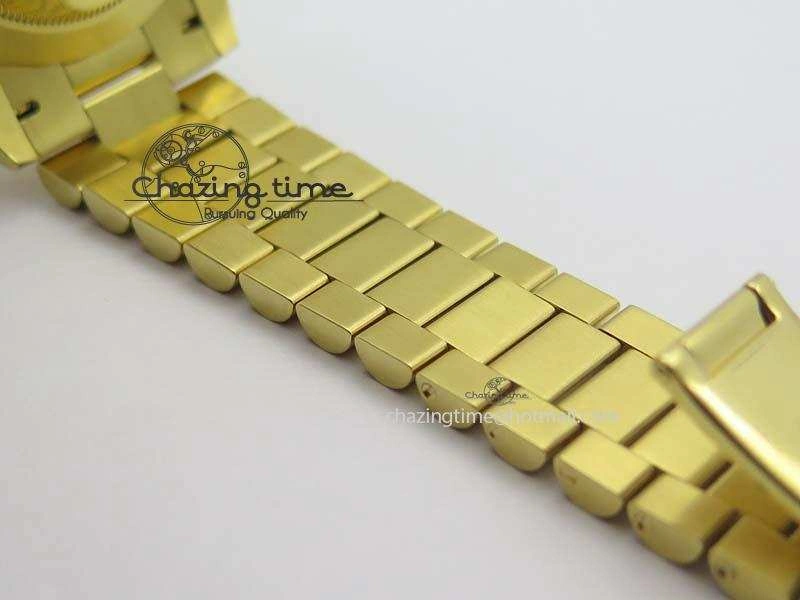 DayDate 40mm BP-Maker 228238 YG Wrapped Gold Roman Dial (Fluted Bezel) On YG Bracelet ETA2836