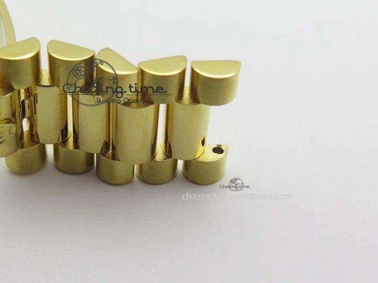DayDate 40mm BP-Maker 228238 YG Wrapped Gold Roman Dial (Fluted Bezel) On YG Bracelet ETA2836
