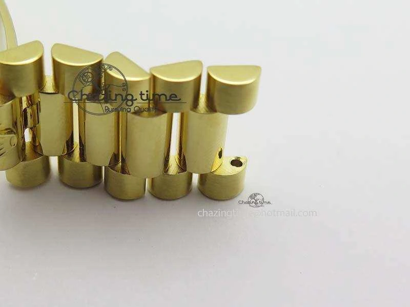 DayDate 40mm BP-Maker 228238 YG Wrapped Gold Roman Dial (Fluted Bezel) On YG Bracelet ETA2836
