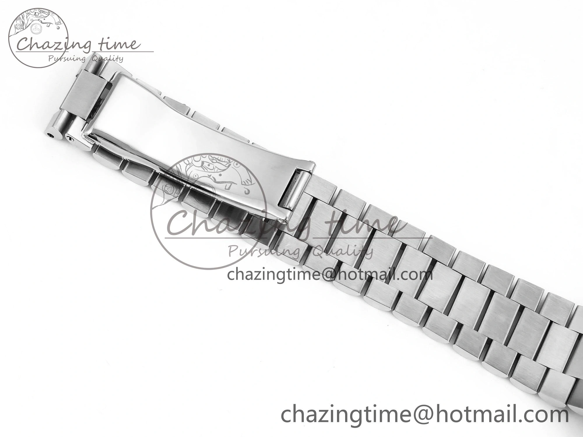 DayDate 40mm SS QF 1:1 Best Edition Blue Roman Dial on President Bracelet A2824 (Gain Weight)