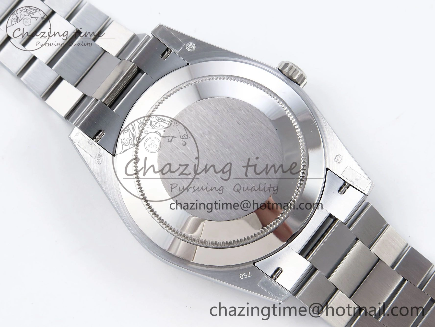 DayDate 40mm SS QF 1:1 Best Edition Blue Roman Dial on President Bracelet A2824 (Gain Weight)