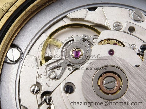DayDate 40mm YG QF 1:1 Best Edition Green Roman Dial on President Bracelet A2824 (Gain Weight)